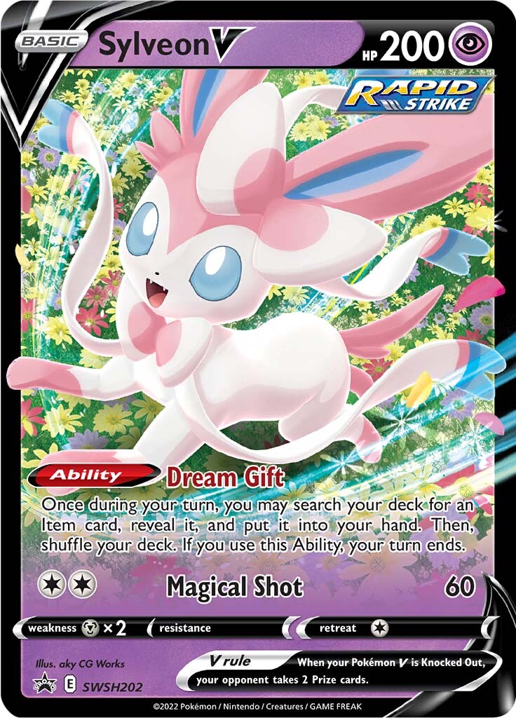 Sylveon V (SWSH202) [Sword & Shield: Black Star Promos] | Tables and Towers