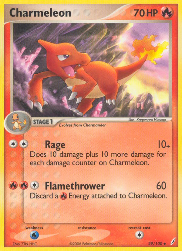 Charmeleon (29/100) [EX: Crystal Guardians] | Tables and Towers