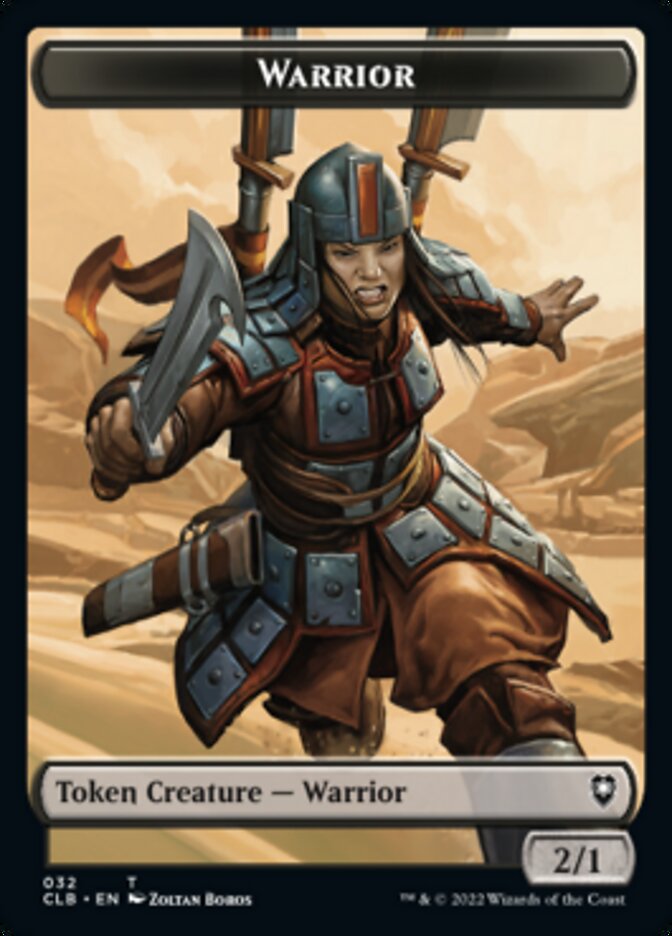 Warrior // Inkling Double-Sided Token [Commander Legends: Battle for Baldur's Gate Tokens] | Tables and Towers