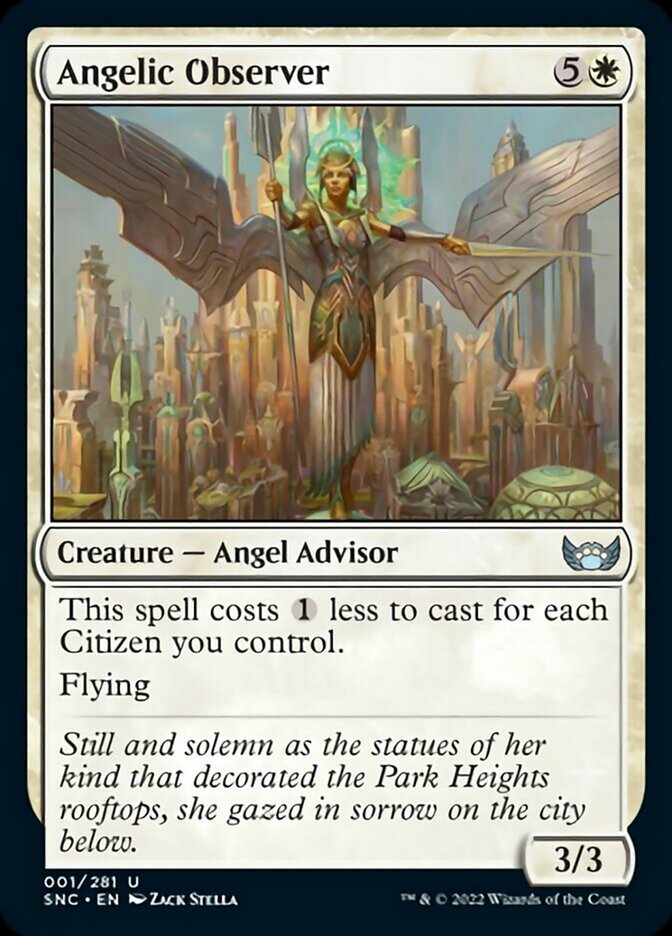 Angelic Observer [Streets of New Capenna] | Tables and Towers