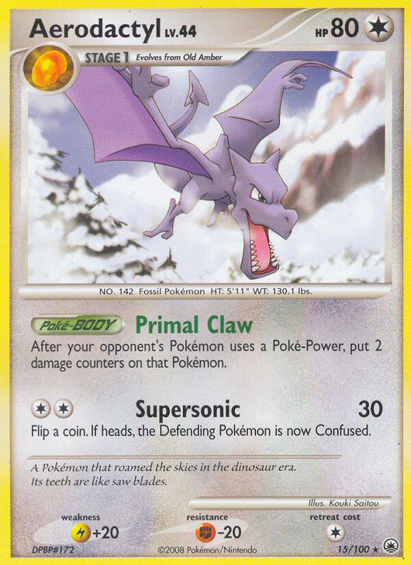 Aerodactyl (15/100) [Diamond & Pearl: Majestic Dawn] | Tables and Towers