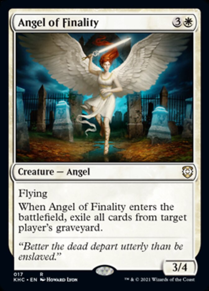 Angel of Finality [Kaldheim Commander] | Tables and Towers