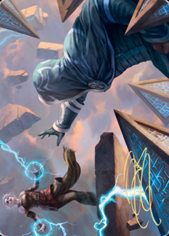 Nahiri's Binding // Nahiri's Binding Art Card [Zendikar Rising Art Series] | Tables and Towers