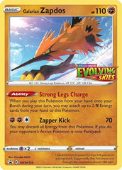 Galarian Zapdos (SWSH124) (Prerelease Promo) [Sword & Shield: Black Star Promos] | Tables and Towers