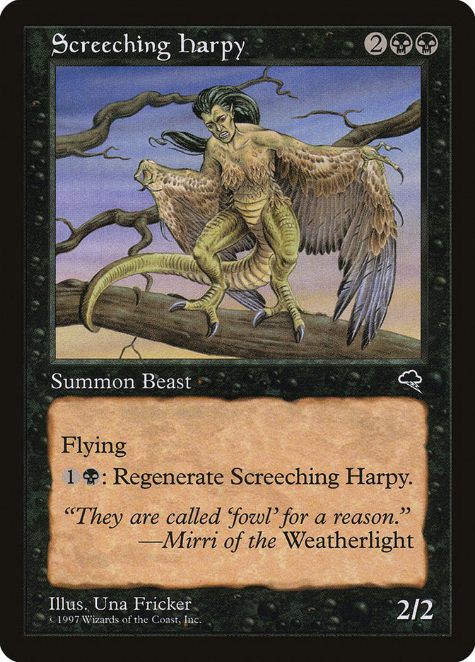 Screeching Harpy [Tempest] | Tables and Towers