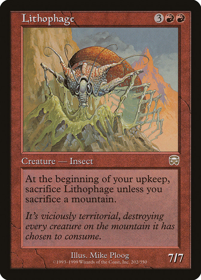 Lithophage [Mercadian Masques] | Tables and Towers