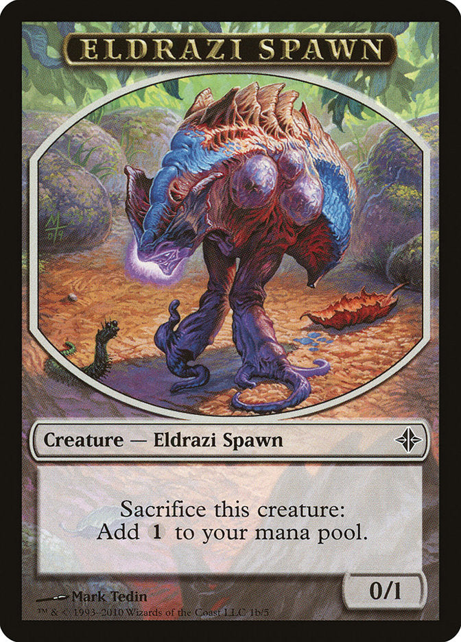 Eldrazi Spawn Token (1b/5) [Rise of the Eldrazi Tokens] | Tables and Towers