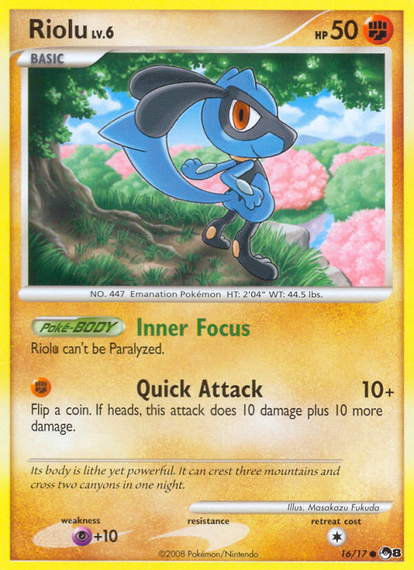 Riolu (16/17) [POP Series 8] | Tables and Towers