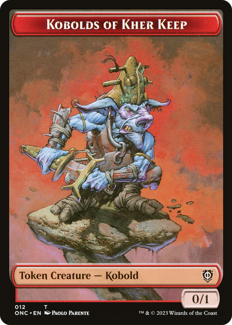 Kobolds of Kher Keep // Dragon Double-Sided Token [Phyrexia: All Will Be One Commander Tokens] | Tables and Towers