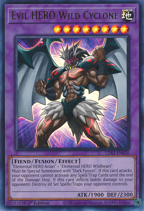 Evil HERO Wild Cyclone [LDS3-EN030] Ultra Rare | Tables and Towers