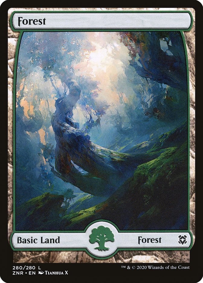 Forest (280) [Zendikar Rising] | Tables and Towers