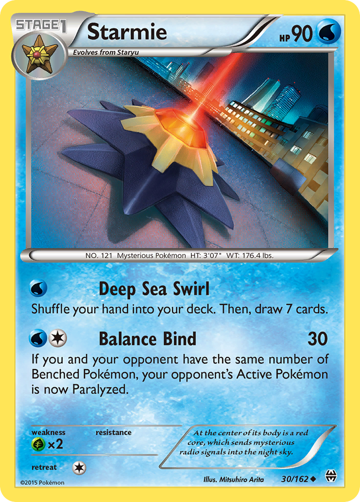 Starmie (30/162) [XY: BREAKthrough] | Tables and Towers