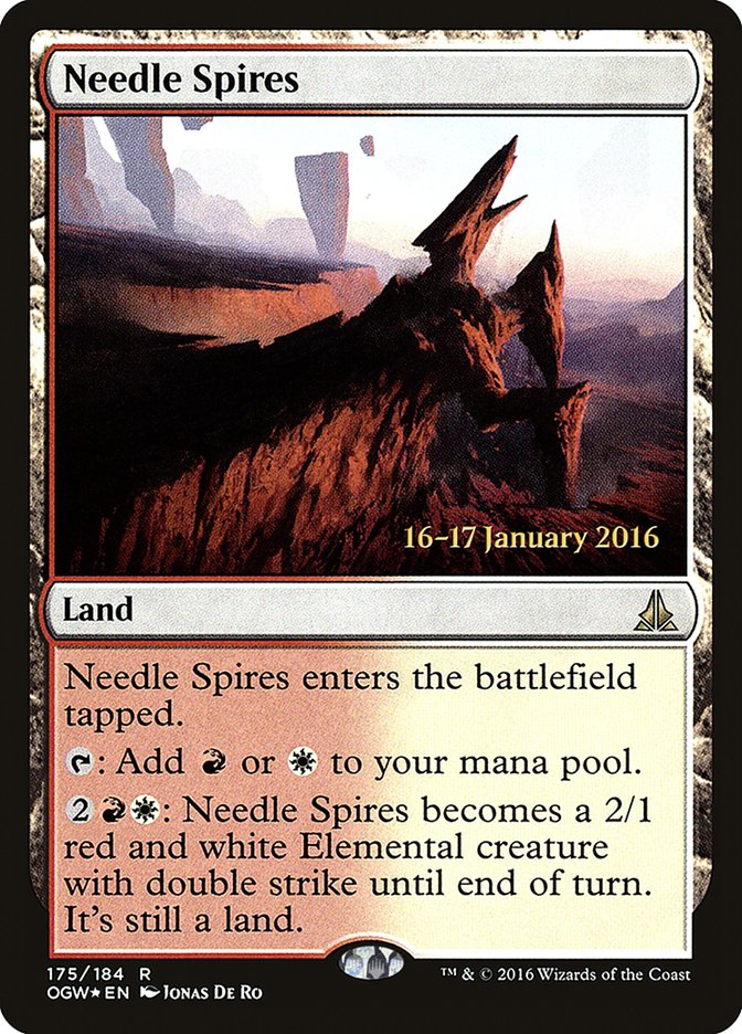 Needle Spires [Oath of the Gatewatch Prerelease Promos] | Tables and Towers