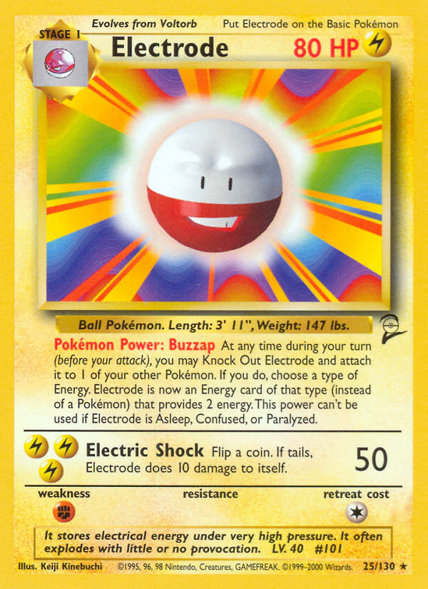 Electrode (25/130) [Base Set 2] | Tables and Towers