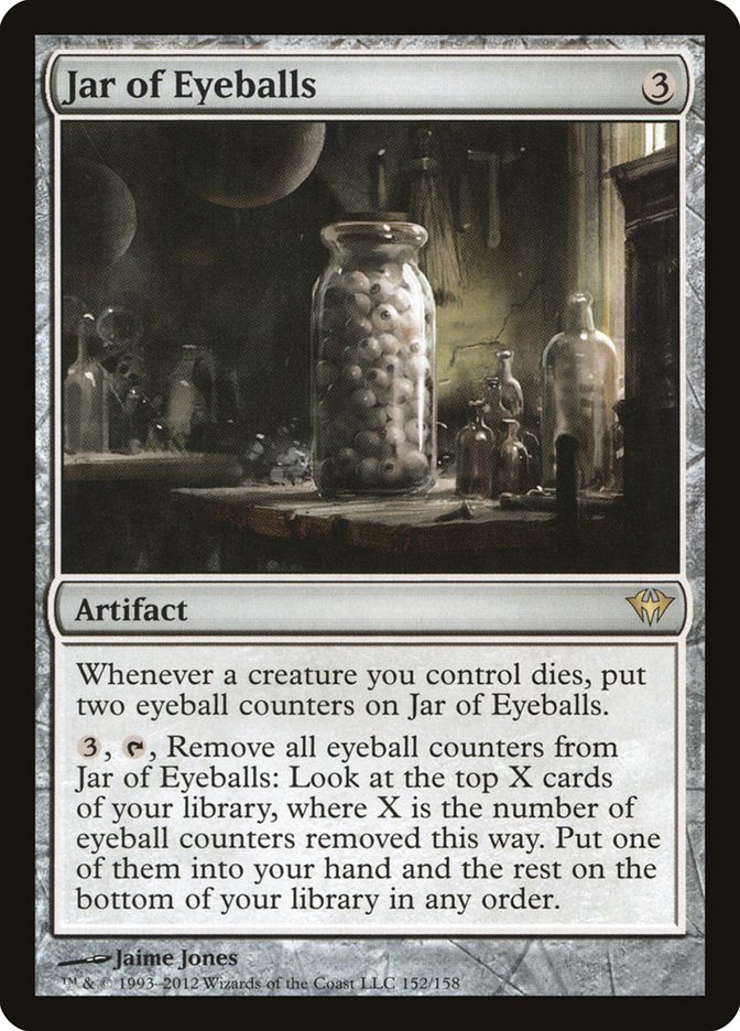 Jar of Eyeballs [Dark Ascension] | Tables and Towers