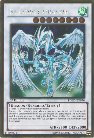 Stardust Dragon [PGLD-EN076] Gold Rare | Tables and Towers