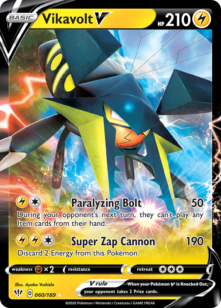 Vikavolt V (060/189) [Sword & Shield: Darkness Ablaze] | Tables and Towers