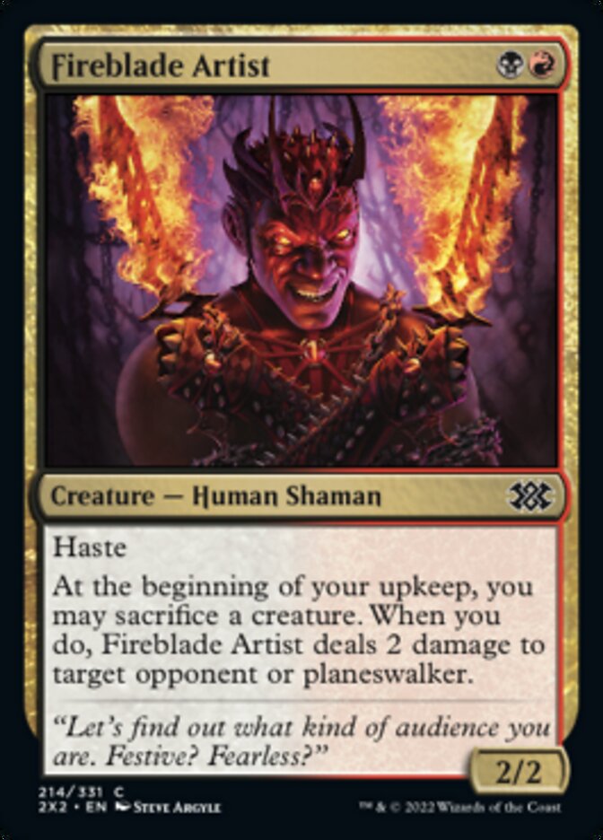 Fireblade Artist [Double Masters 2022] | Tables and Towers