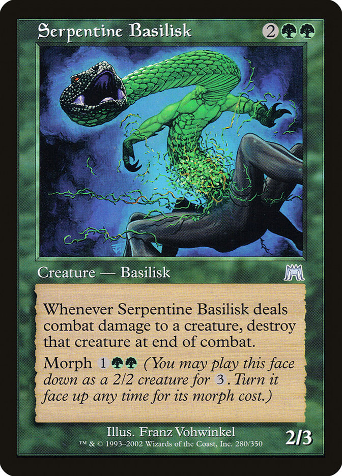 Serpentine Basilisk [Onslaught] | Tables and Towers