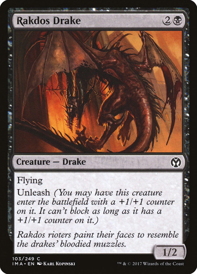 Rakdos Drake [Iconic Masters] | Tables and Towers