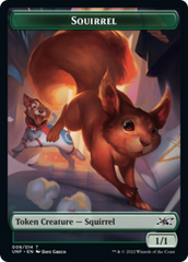 Squirrel // Treasure (013) Double-Sided Token [Unfinity Tokens] | Tables and Towers