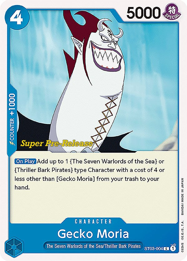 Gecko Moria [Super Pre-Release Starter Deck: The Seven Warlords of the Sea] | Tables and Towers