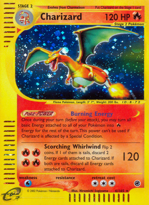 Charizard (6/165) [Expedition: Base Set] | Tables and Towers