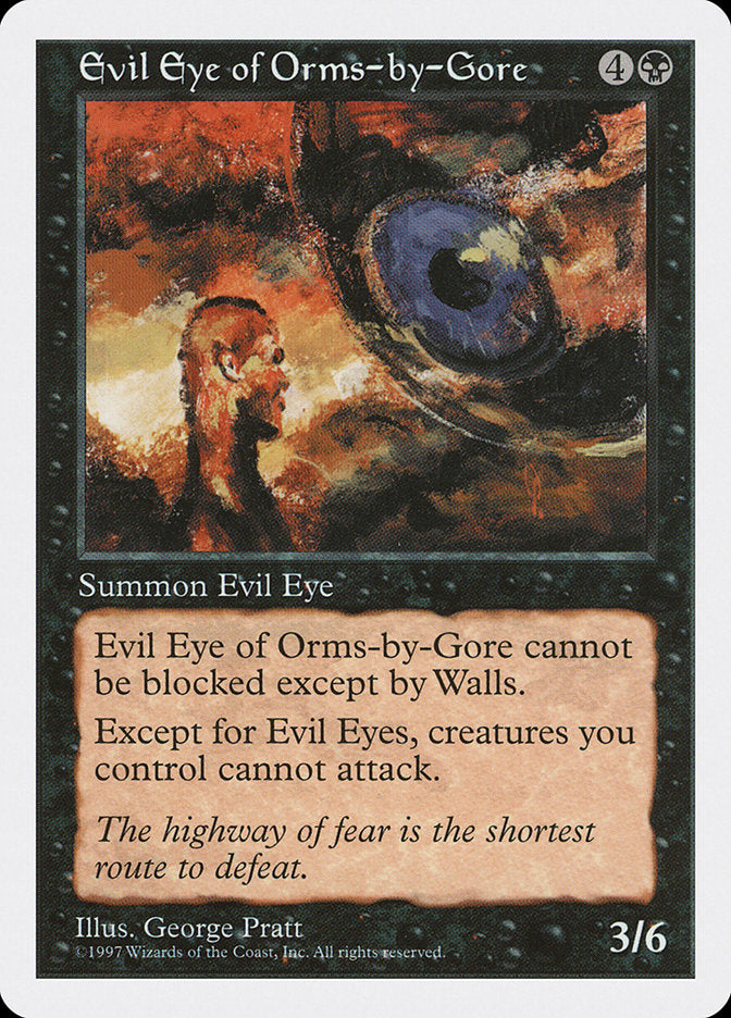 Evil Eye of Orms-by-Gore [Fifth Edition] | Tables and Towers