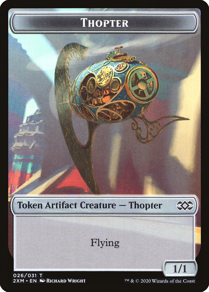 Thopter Token (026/031) [Double Masters Tokens] | Tables and Towers