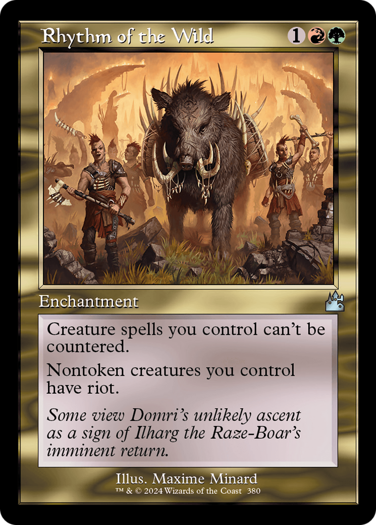 Rhythm of the Wild (Retro Frame) [Ravnica Remastered] | Tables and Towers