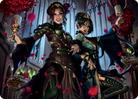 Falkenrath Celebrants 2 Art Card [Innistrad: Crimson Vow Art Series] | Tables and Towers