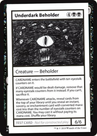 Underdark Beholder (2021 Edition) [Mystery Booster Playtest Cards] | Tables and Towers