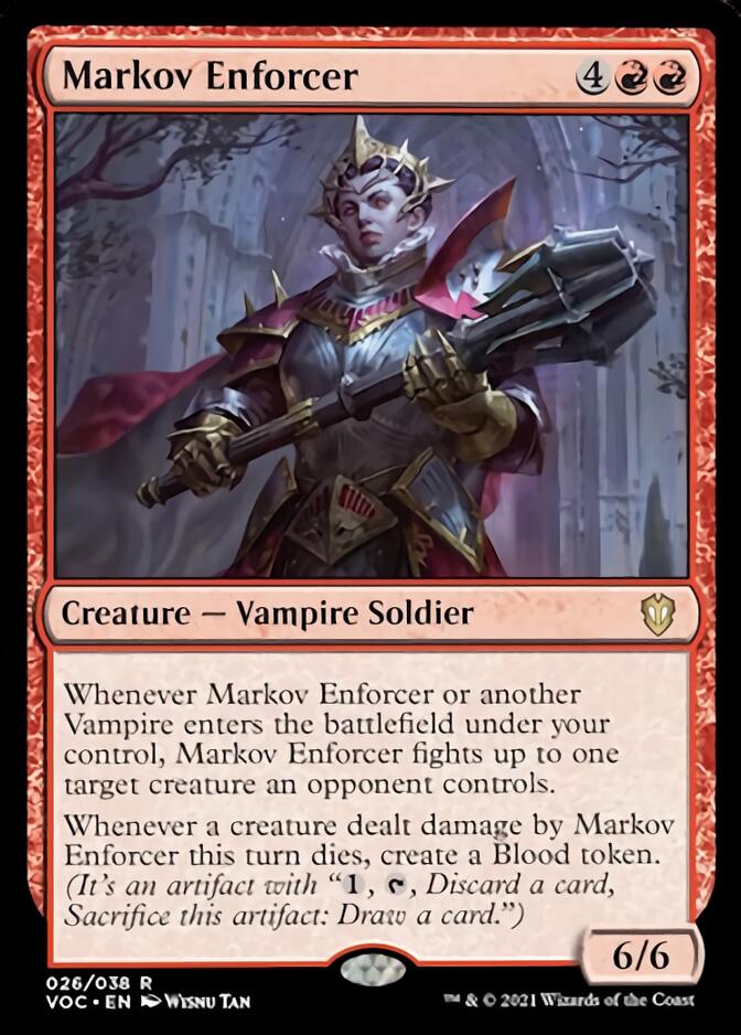 Markov Enforcer [Innistrad: Crimson Vow Commander] | Tables and Towers