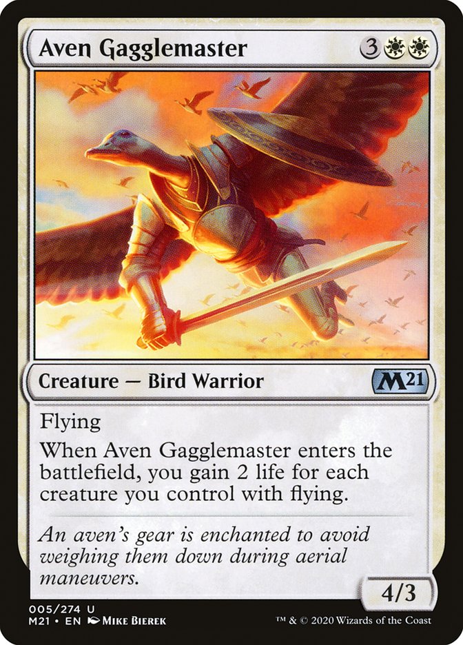 Aven Gagglemaster [Core Set 2021] | Tables and Towers