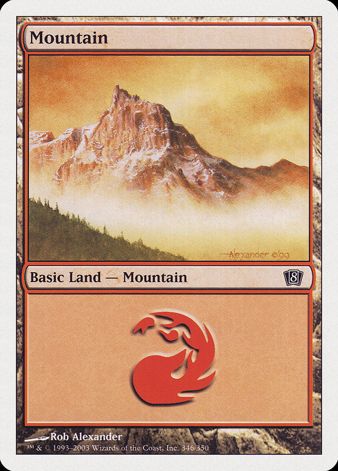 Mountain (346) [Eighth Edition] | Tables and Towers