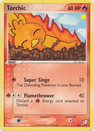 Torchic (3/5) [Kids WB Promos] | Tables and Towers