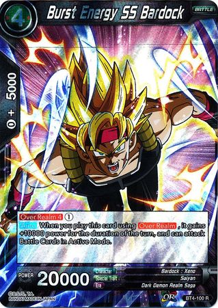 Burst Energy SS Bardock (BT4-100) [Colossal Warfare] | Tables and Towers