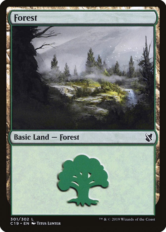 Forest (301) [Commander 2019] | Tables and Towers