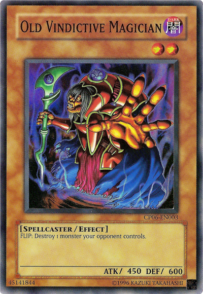 Old Vindictive Magician [CP06-EN003] Super Rare | Tables and Towers