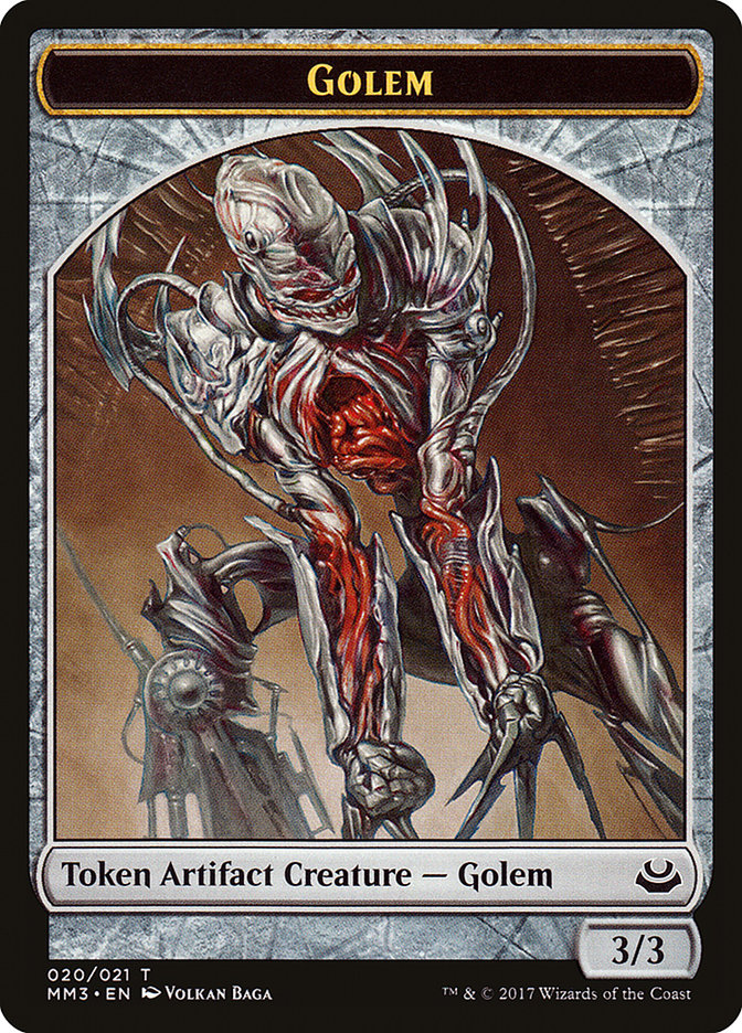 Golem Token [Modern Masters 2017 Tokens] | Tables and Towers