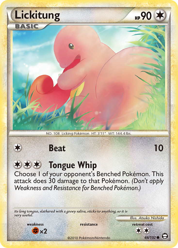 Lickitung (66/102) [HeartGold & SoulSilver: Triumphant] | Tables and Towers