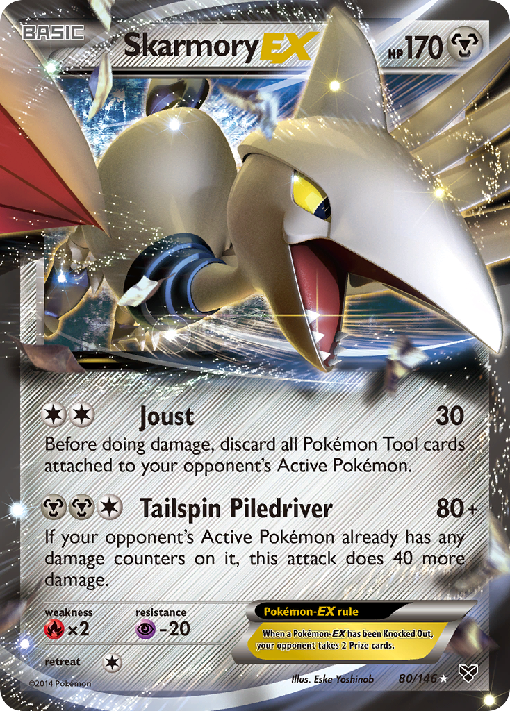 Skarmory EX (80/146) [XY: Base Set] | Tables and Towers