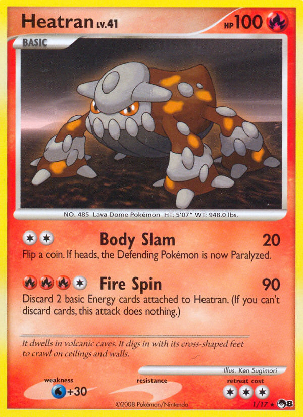 Heatran (1/17) [POP Series 8] | Tables and Towers