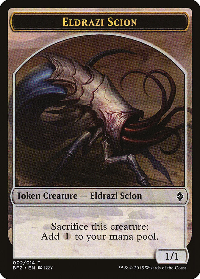 Eldrazi Scion Token (002/014) [Battle for Zendikar Tokens] | Tables and Towers