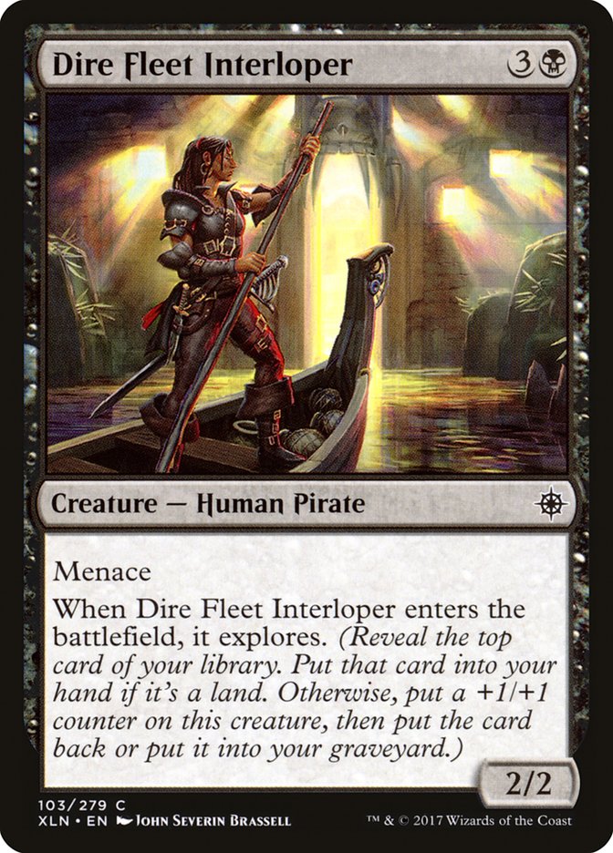 Dire Fleet Interloper [Ixalan] | Tables and Towers