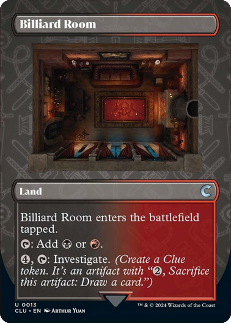 Billiard Room (Borderless) [Ravnica: Clue Edition] | Tables and Towers