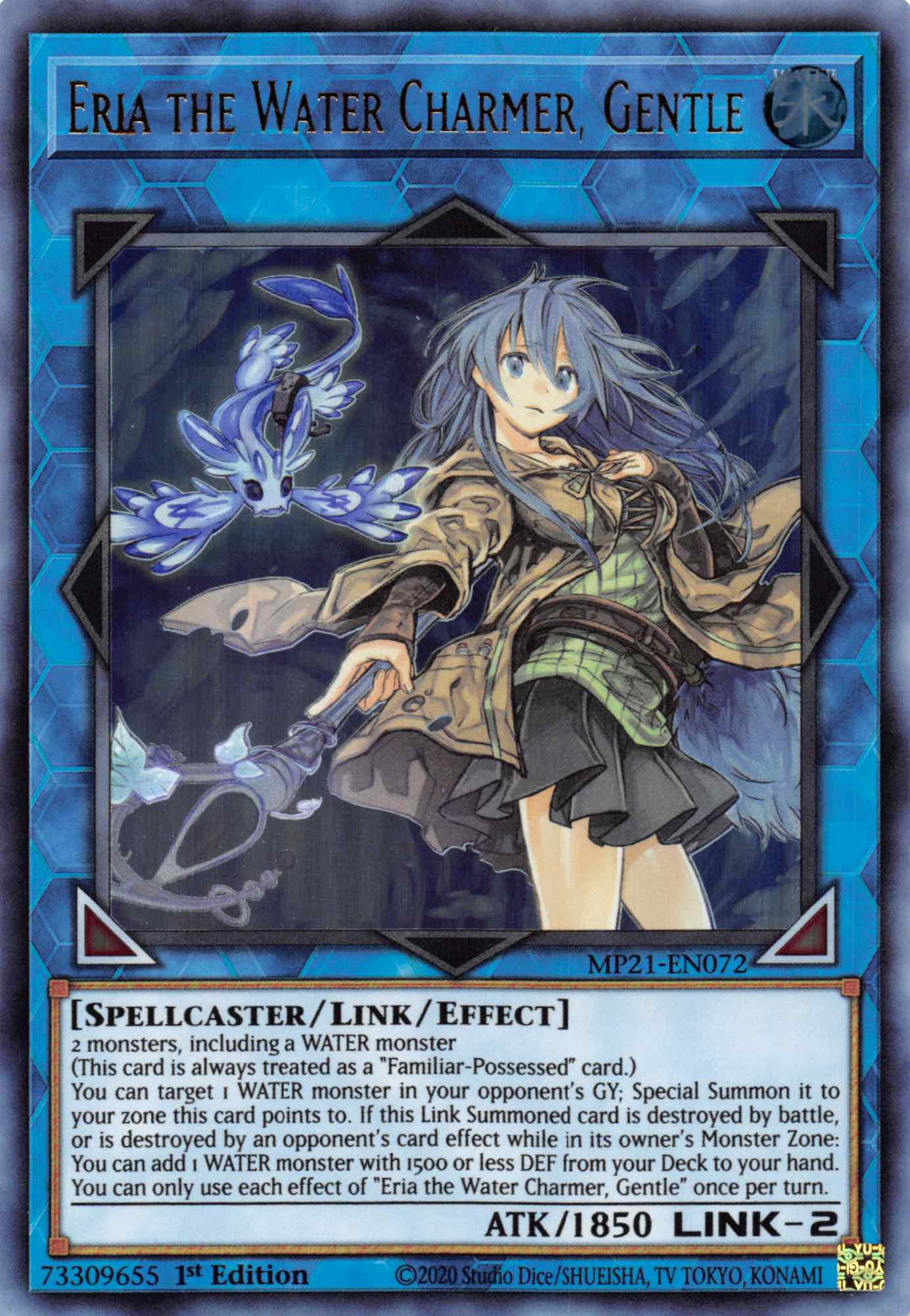 Eria the Water Charmer, Gentle [MP21-EN072] Ultra Rare | Tables and Towers