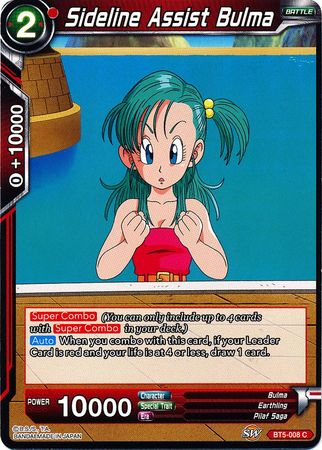 Sideline Assist Bulma (BT5-008) [Miraculous Revival] | Tables and Towers