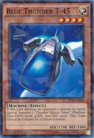 Blue Thunder T-45 [BP03-EN039] Shatterfoil Rare | Tables and Towers