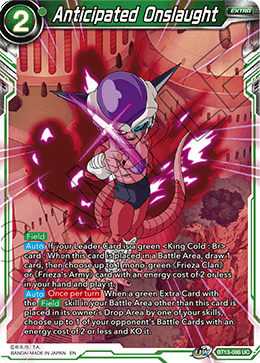 Anticipated Onslaught (Uncommon) (BT13-086) [Supreme Rivalry] | Tables and Towers